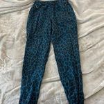 Young Fabulous and Broke  Blue Leopard Print Pants Photo 0