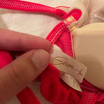 frankie's bikinis Vintage pink velvet bikini top small Sessa Photo 3