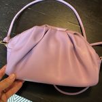 Nanette Lepore lavender purse with floral lining in GUC Photo 3