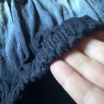 Free People  Cream and Blue Off-Shoulder Blouse Photo 5