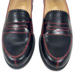 Christian Louboutin Mocalaureat Calf Leather Loafer Black Red Size 36 Photo 13