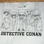 DETECTIVE CONAN size large pullover white short sleeve t Photo 8