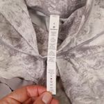 Lululemon Wunder Under Fold Down High-Rise Crop Scalloped Gray Womens size 6 Photo 9