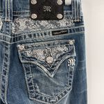 Buckle Miss Me Y2K 2000s  Bootcut Embellished Distress Denim Jeans Sz 30x35 Long Photo 5