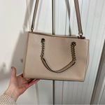 Kate Spade Jordyn medium chain handle tote bag beige with crossbody strap Photo 4