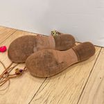 Chinese Laundry  Boho Beaded festival Pom Pom Gladiator Wrap Sandals Size 9 *read Photo 6