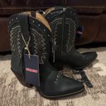 Durango  Dark Heeled Boots with Fringe Size 7 Photo 1