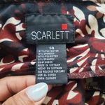 Scarlett  Women's Earth Tone Halter Floral Wrap Dress 14 Photo 6