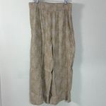 Anthropologie The Somerset Jacquard Pull-On Wide Leg Pants XL Tall NWT Neutral Photo 4