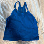 Free People Movement Blue Cropped Tank Size XS Photo 0