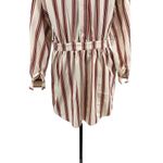 Ted Baker  Kaate Shirt Dress With Waist Tie‎ Cream Red Stripe Size 1 US 4 Photo 14