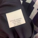 Eva Franco Anthropologie Anya Navy Plaid Linen Blend Halter Dress Size 2 Blue Photo 7