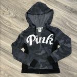 PINK - Victoria's Secret  Black and Gray Sweatshirt Photo 0