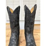 Shyanne  Lasy Floral Embroidered Western Boot Black Leather Size 7.5 NWOB Cowgirl Photo 5