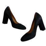 J. McLaughlin  Mila Black Suede Pumps, Sz 6 Photo 0