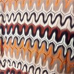 Hot & Delicious  Brown & Orange Crochet Knit Sleeveless Skater Dress Size Large Photo 2