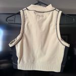 ANINE BING  Jenna Sports Bra Tan Black Mock High Neck Sporty New Size Large Photo 3