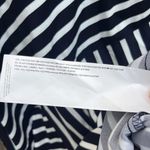 Joseph Ribkoff NWT Striped Faux Wrap Step Hem Dress Dark Blue White Size 12 Photo 9