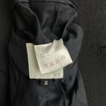 Kuro Japan Wool Coat Size 2 Black Large Pockets Unisex Button Up Japanese Cupro Photo 12