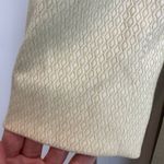 Tahari Trench Coat Womens Cream Argyle Print Single Breasted Snap Size 12 Large Yellow Photo 9