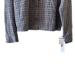 Treasure & Bond NWT Gray Long Sleeves Boxy Oversized Cropped Womens Blouse SZ S Photo 6