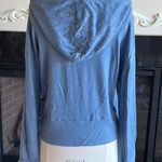 Moondance Lake Blue Ivory Marled Sweater Hoodie Lightweight Soft Womens Medium Size undefined Photo 6