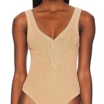 Tularosa  Green Hillary Bodysuit in Beige XS Photo 0