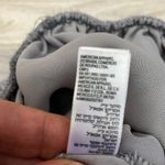 American Apparel Chiffon by Gray with Yellow Polka Dot Flare Mini Skirt XS*flaw* Photo 7