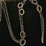 Oval Link Chain Necklace with Beads Photo 0