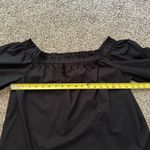 J.Crew  black long sleeve off-the-shoulder cotton top size 12 Photo 7