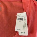 Aerie  Pocket T-Shirt Relaxed Fit Short Sleeve
Oversized Top Coral Small NWT Photo 3