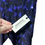 Warrior Danica Patrick NWT Blue and Black Patterned Leggings Lace Trim Medium Photo 5