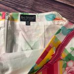 Bay Studio Floral Plaid Women's Skirt Petite 10 Yellow Size 10P Photo 3