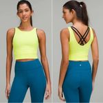 Lululemon Power Pivot Tank Top Ribbed Electric Lemon Photo 2