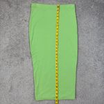 Naked Wardrobe Bodycon Midi Skirt Womens Size L Kiwi Green Photo 6