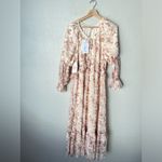 Polagram floral long sleeve maxi dress NWT large Photo 3