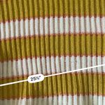 Free People  just my stripe yellow cropped sweater Photo 5