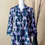 Lafayette 148 NY | Purple Tie Dye Button Down Top Sz 4 Photo 0