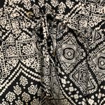 Athleta  Bandana Coast to Coast swim Cover Up woman size MEDIUM black tanish gray Photo 2