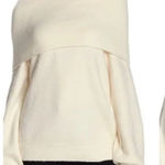 Free People  Echo Beach Cowl Neck Sweater Size‎ Small Cozy Warm Chic Photo 0