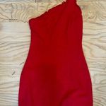 superdown Casual Red One-Shoulder Dress summer fun Photo 0
