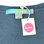 NWT Boden Size M L Blue 100% Wool Cardigan Lightweight Sweater Pockets Classic Photo 1