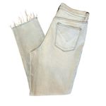 Hudson Jeans Hudson Holly Straight Leg Jeans High Waist Light Wash Frayed Hem Womens Size 27 Photo 2