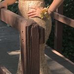 Amelia Couture Gold Mermaid Prom Dress  Photo 6