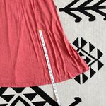 Anthropologie Maeve x Melanie Lace Up Racerback Knit Maxi Dress in Coral Small Photo 6