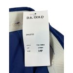 VTG D.K. Gold Women’s 14P Navy Pleated Trousers High Waist 80s 90s Golf Pant NWT Blue Photo 8