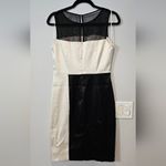 Melrose and Market Melrose sz 8 cream black sleeveless cocktail dress Photo 1