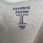 Gap 5/$15‎  tank top size medium white / gray Photo 1