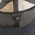 Metaphor  Black Layered Tank Top Side Slits XS Photo 5