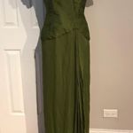 AssAR New York Draped SILK Off Shoulder Formal Evening Photo 0